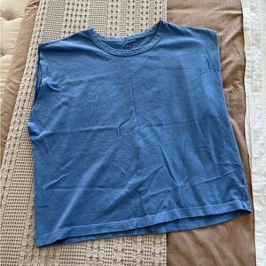 Aerie Blue Knit Top Size L
